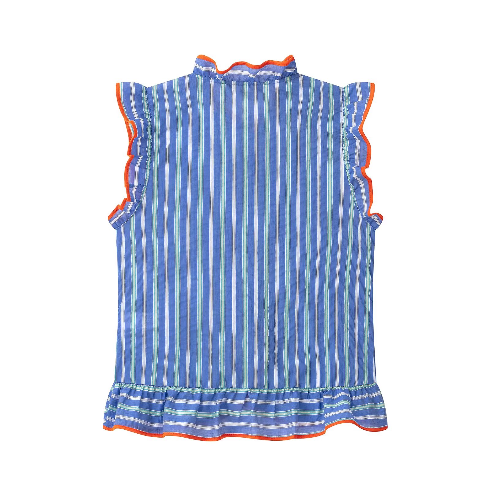 BSAY Women Colorful Striped Sl - Shirt Camp Collar 评论和价格