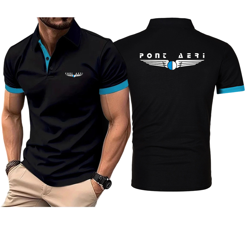 Disco Logo Pont Aeri CH Men's  - Polo Shirt Pique 评论和价格
