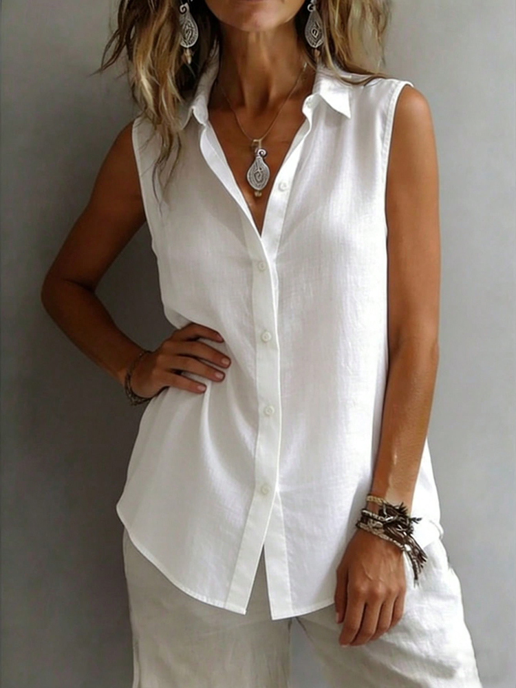 Fashionable and Elegant Sleeve - Shirt Camp Collar 评论和价格